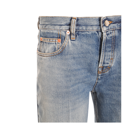 Straight Fit Denim Pants in Light Blue - Image 5