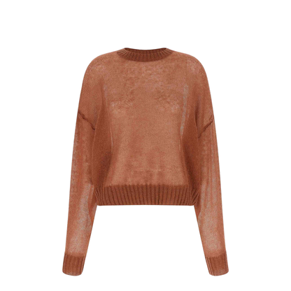 Monili Crew-Neck Sweater Orange - Image 5