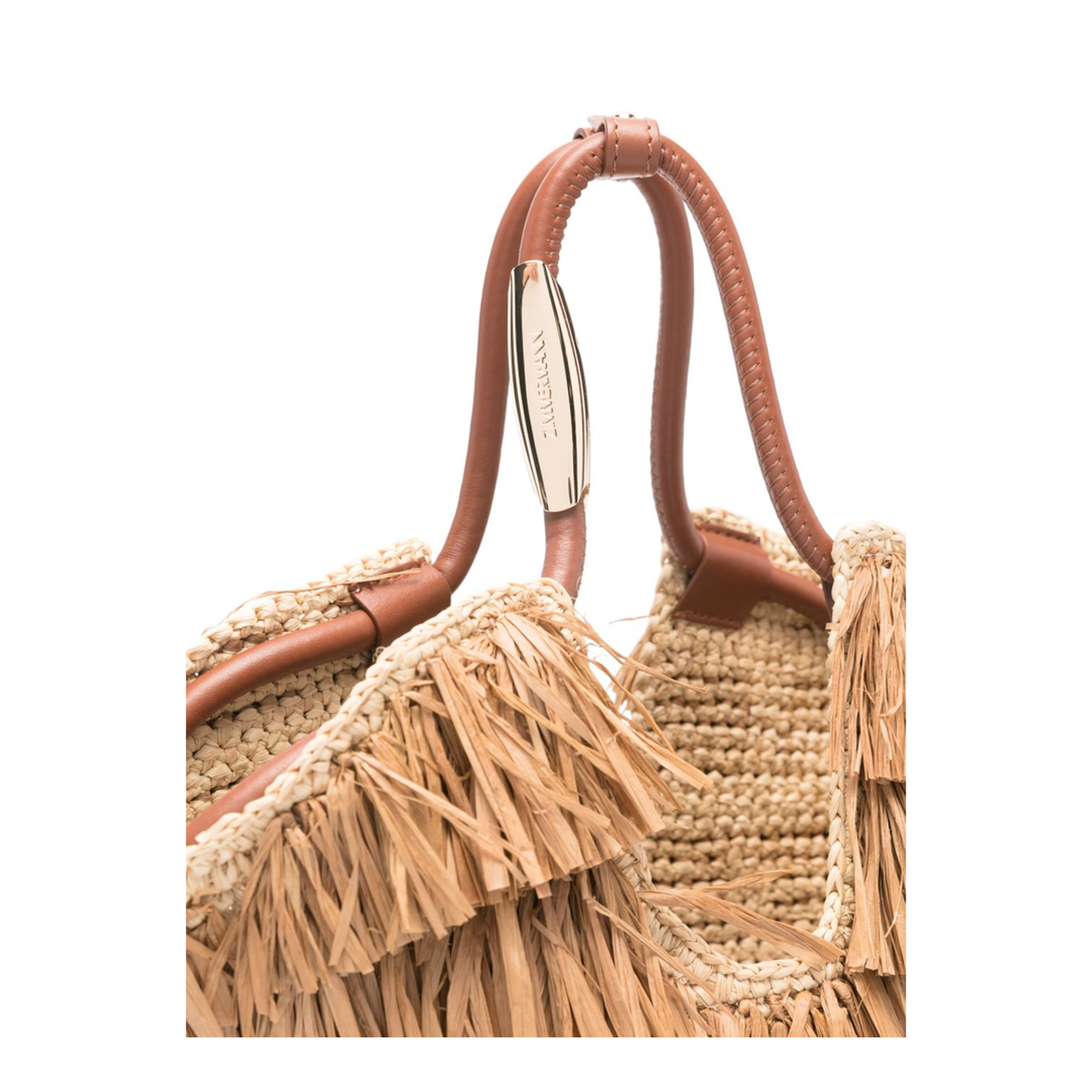 Goldentime Fringed Tote Bag - Image 2