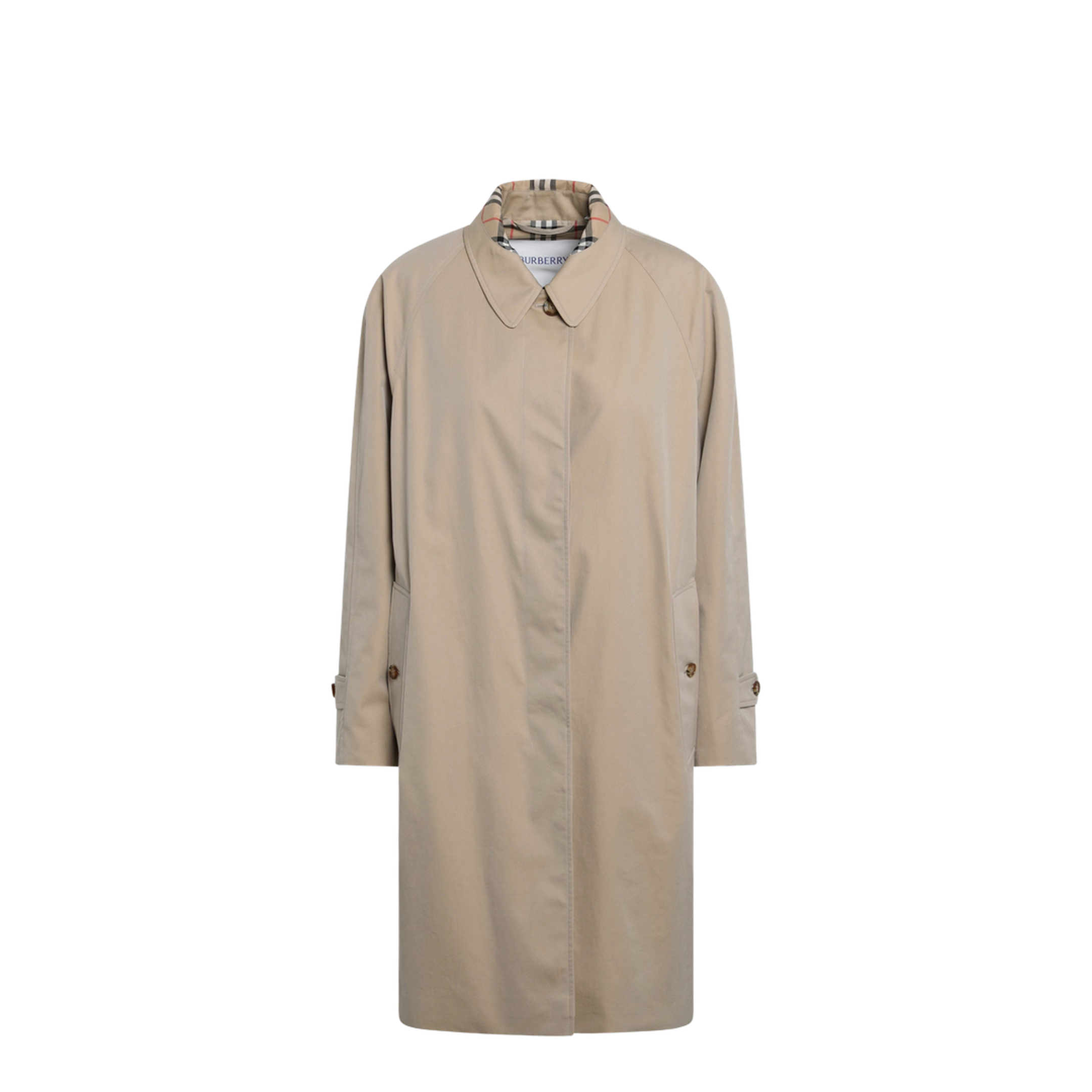 Honey Beige Cotton Coat - Image 1