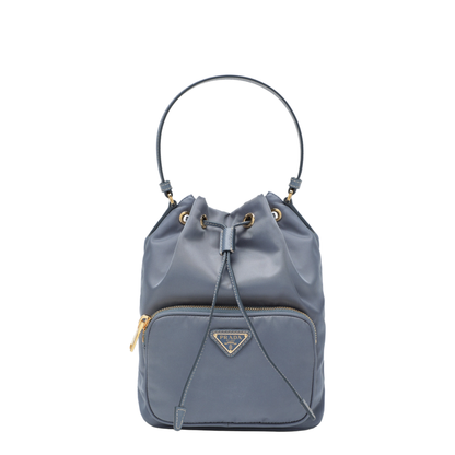 Duet bucket bag in aviator blue Re-Nylon - Image 1