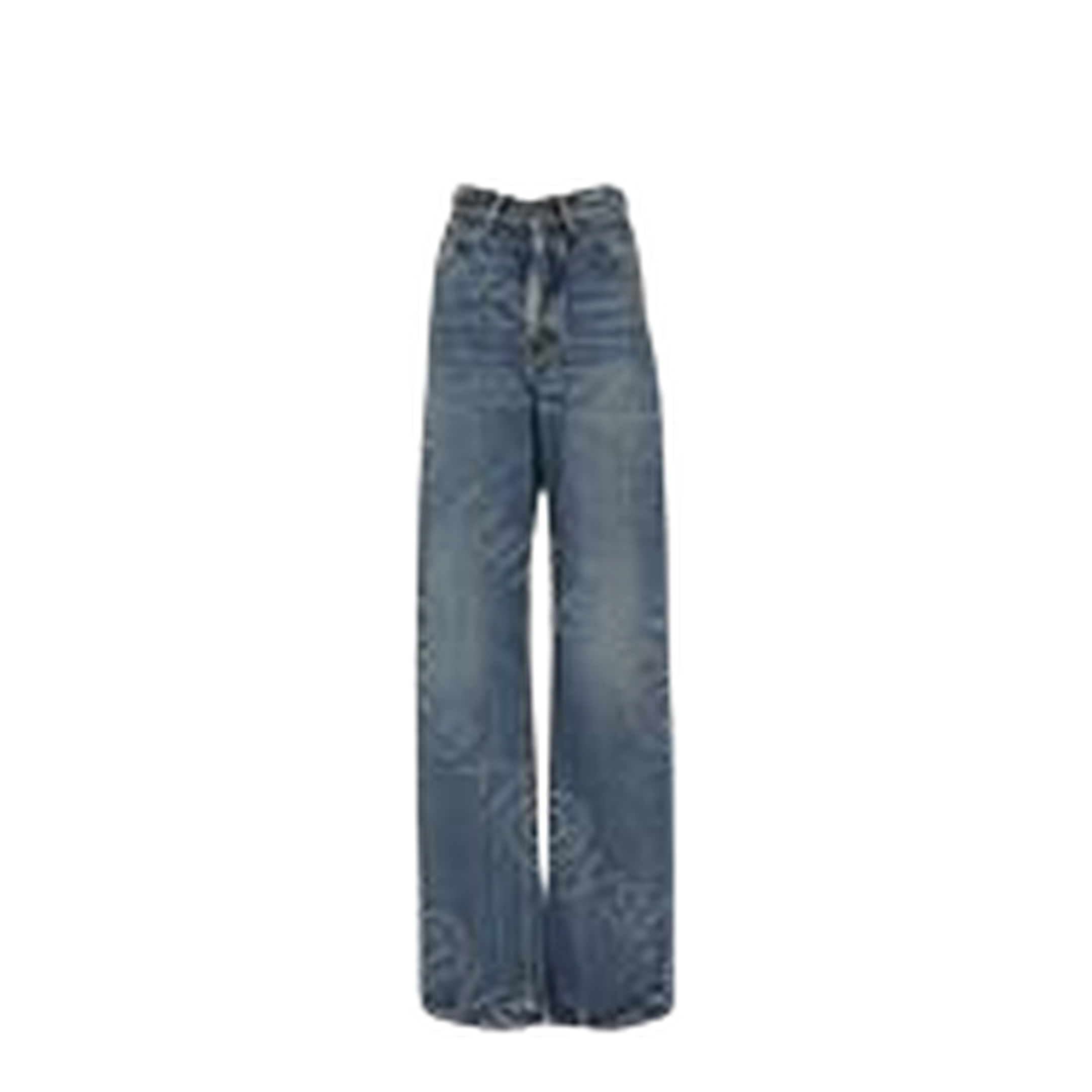 V Waist Baggy Jeans - Image 5