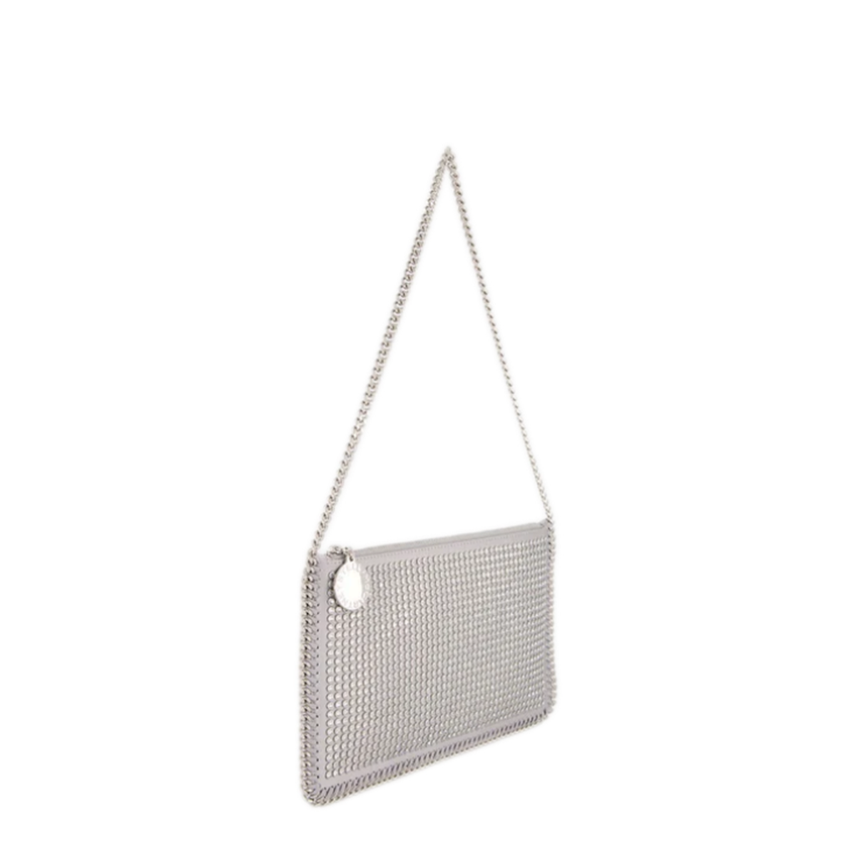 Falabella Small Fabric Shoulder Bag - Silver - Image 2