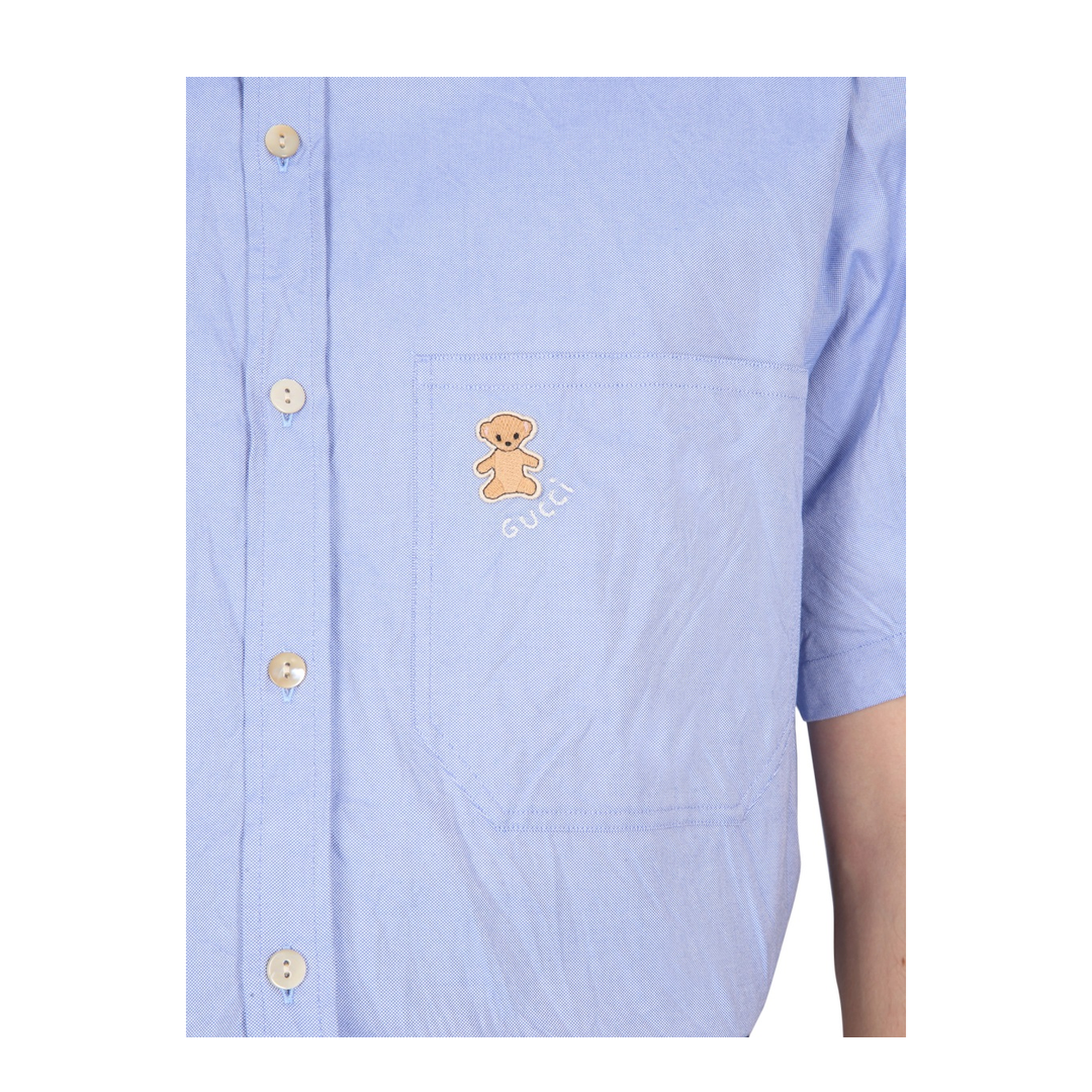 Shirt with Bear on Pocket - Image 3