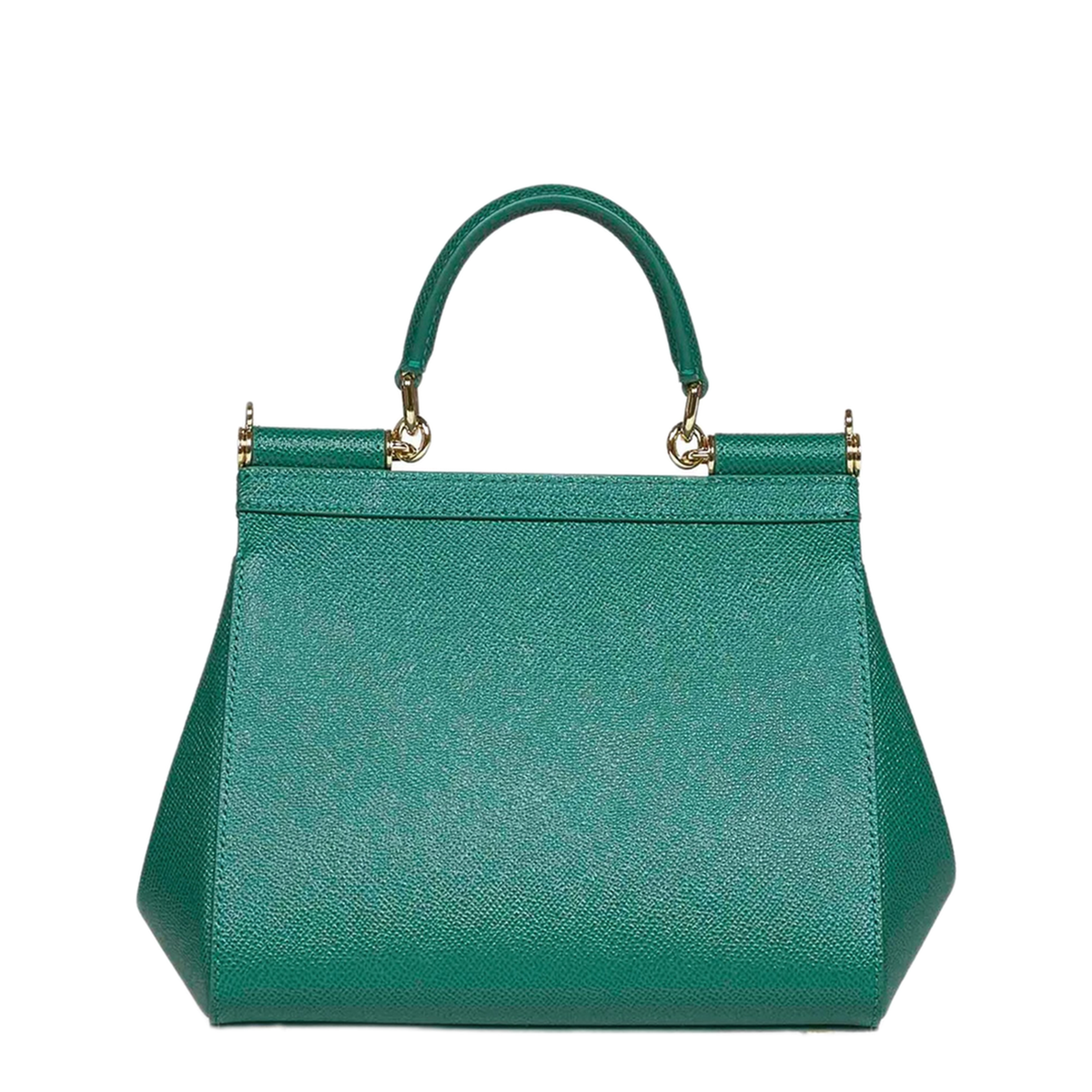 Sicily Medium Calfskin Handbag - Emerald Green - Image 3