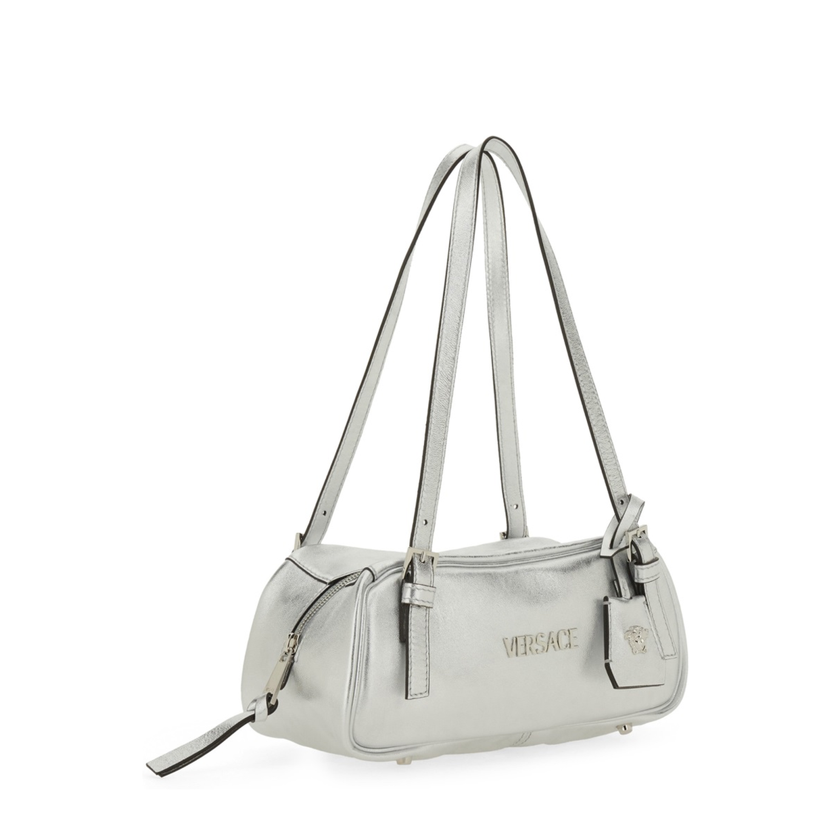 Bowling Tag Shoulder Bag Silver - Image 5