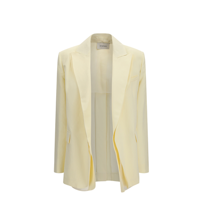 Double-collar Blazer in Viscose Blend - Image 1