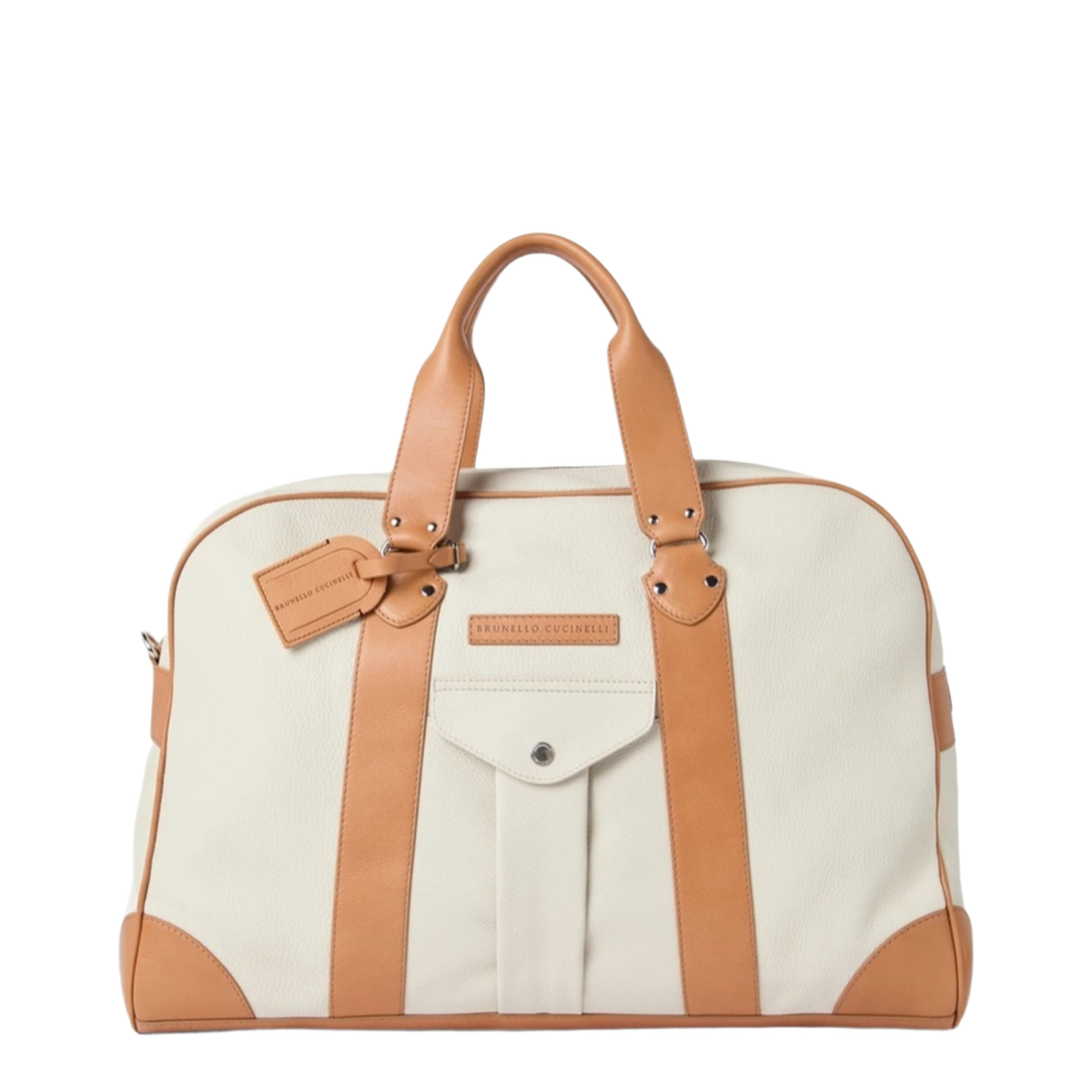 Grained Calfskin Street Bag in Ivory - Image 1