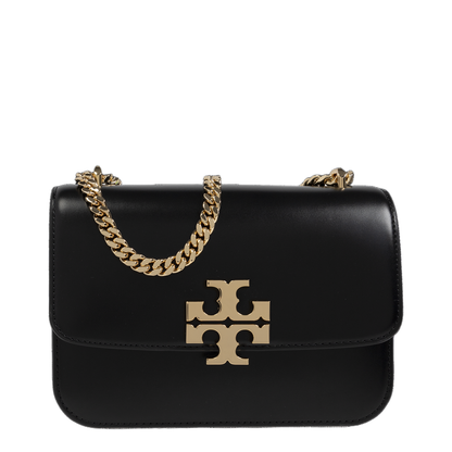 Eleanor Small Calf Leather Shoulder Bag - Black - Image 1