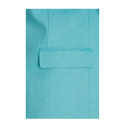 Blazer in Aquamarine Color - Image 3