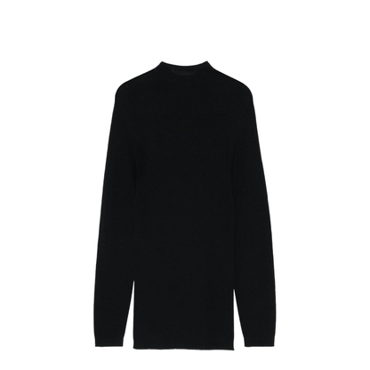 Black Mock Neck Sweater - Image 3