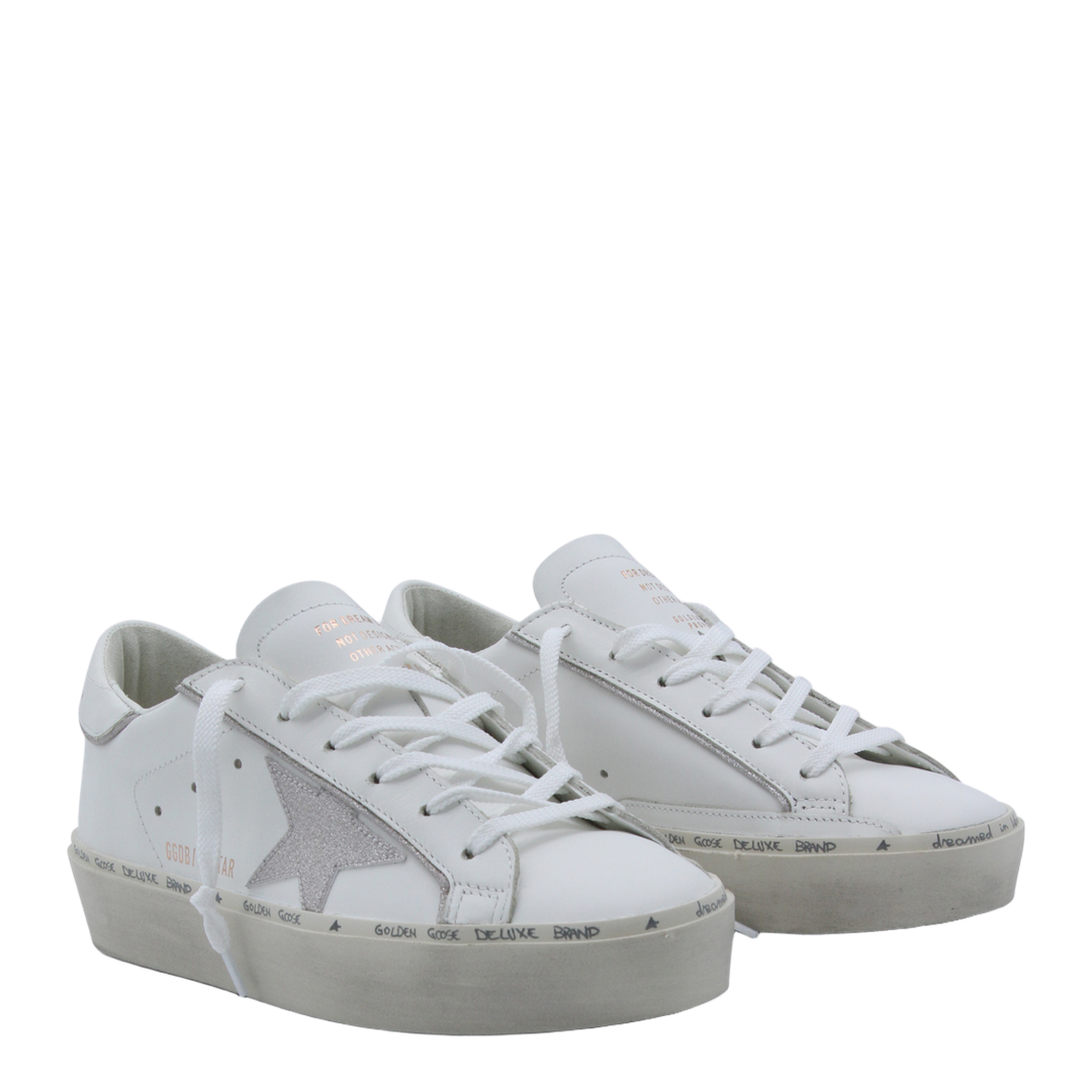White Leather Sneakers - Image 3