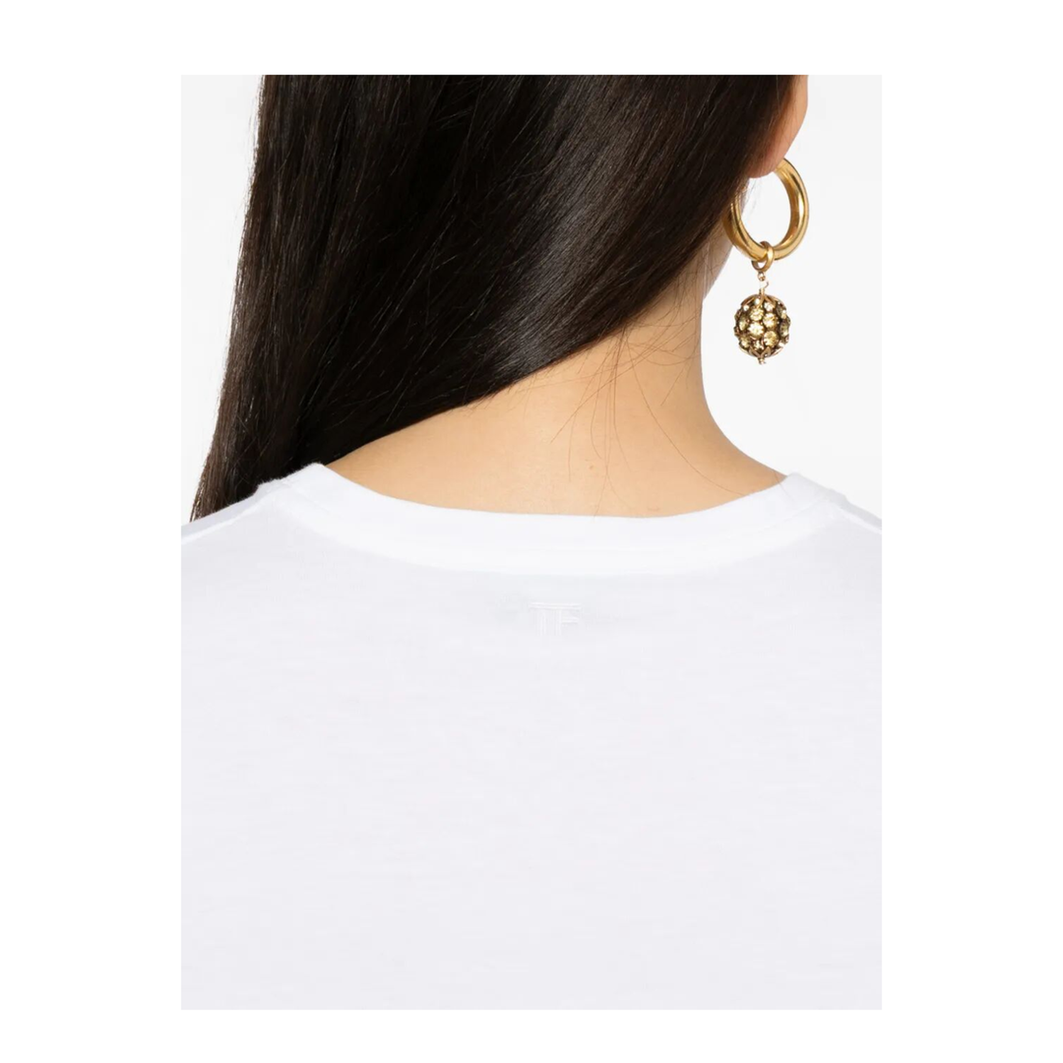 Cotton T-Shirt with Logo Embroidery - Image 6