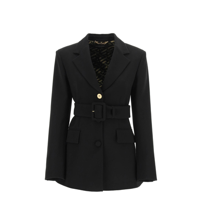 Jacket With Medusa Button - Image 1