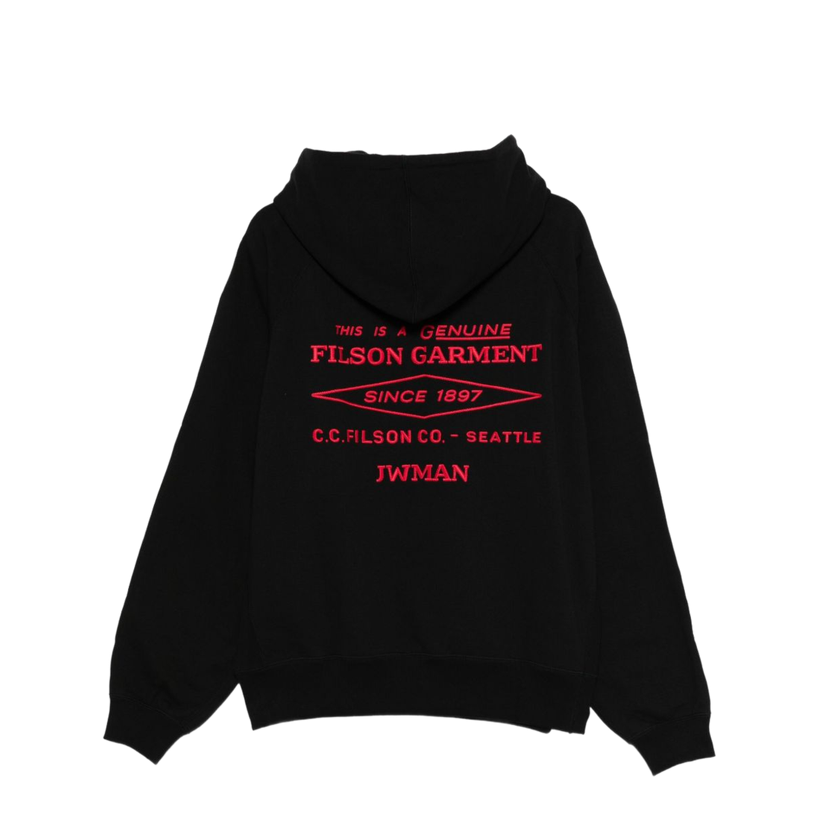 Oversized Hoodie - Black - Image 3