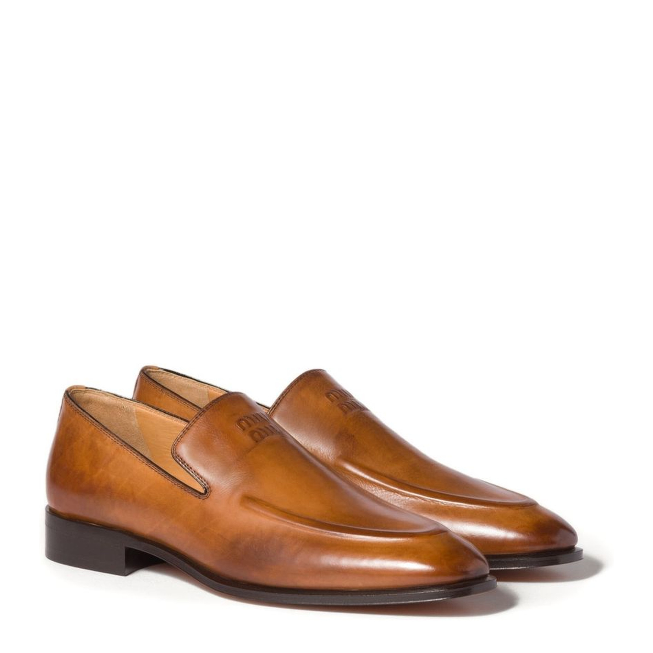 Flat Shoes Leather Brown - Image 3