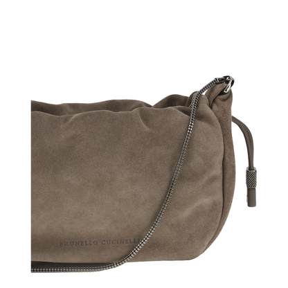 Suede Shoulder Bag - Image 4