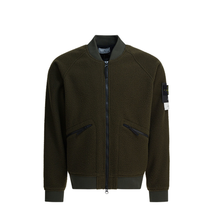 Waterproof Wool And Nylon Bomber Jacket - Image 1