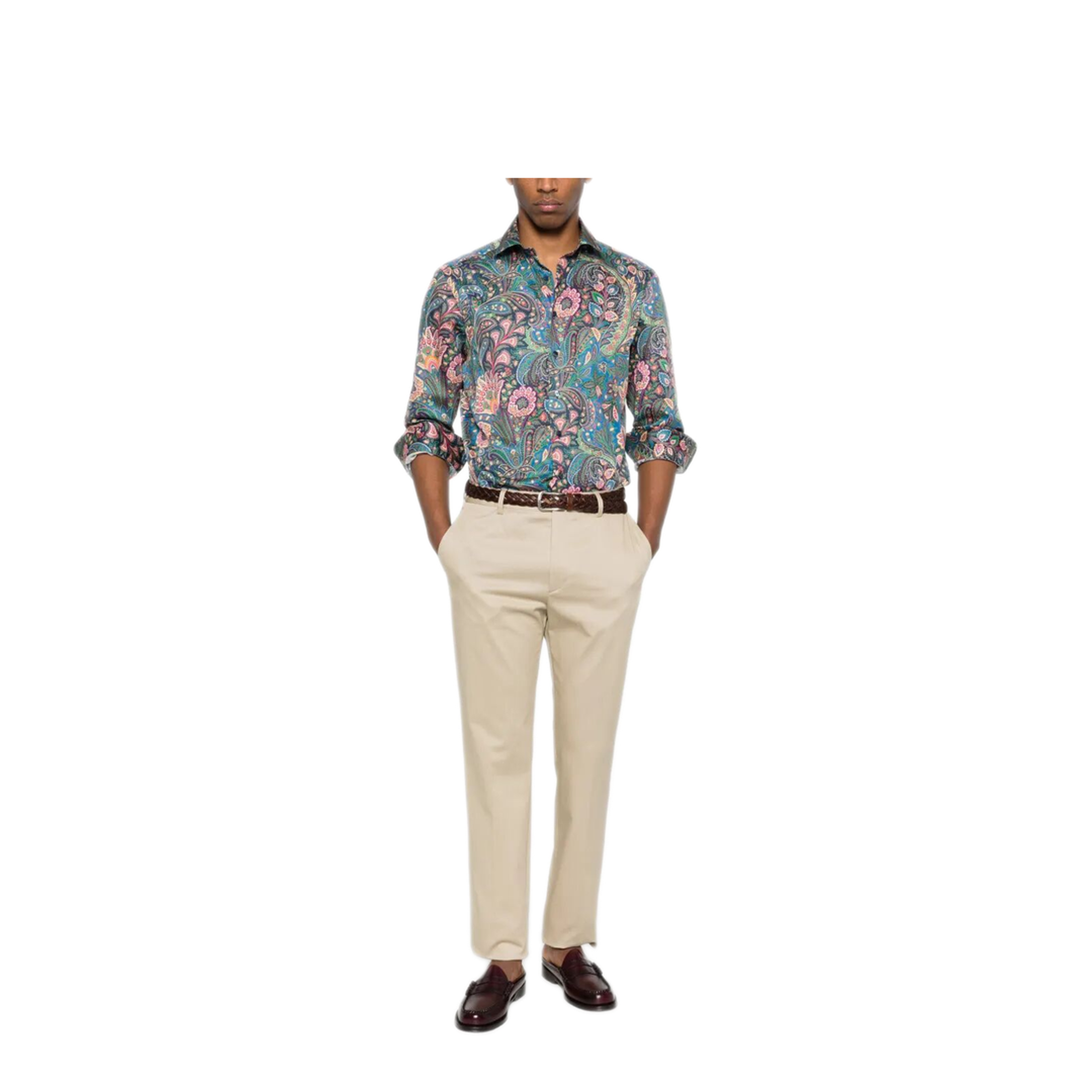 Roma Cotton Straight-Leg Trousers - Image 2