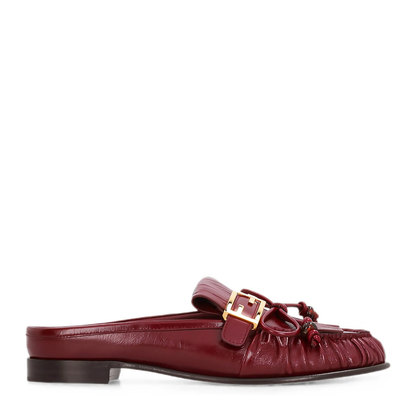 Baguette Leather Sabots - Image 1