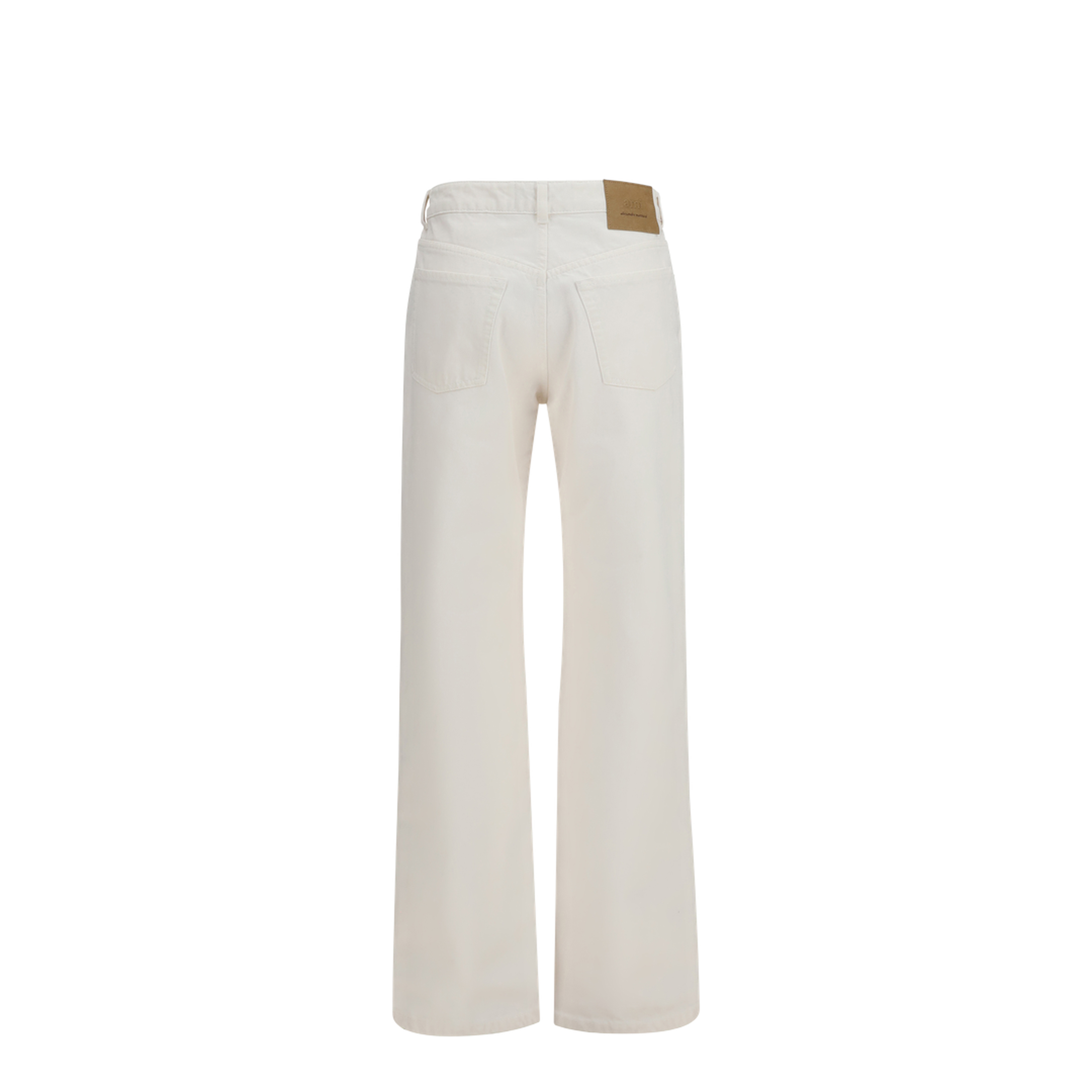 High-rise straight-leg Jeans in cotton - Image 2