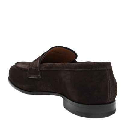 Brown Heswall Suede Leather Loafers - Image 2