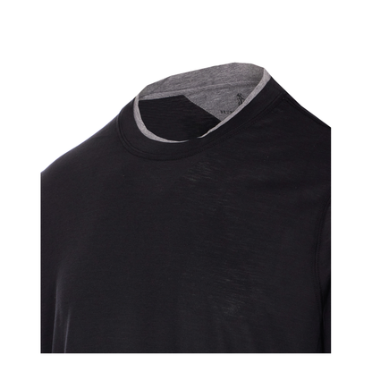 Layered-Effect Silk-Cotton T-Shirt - Image 3