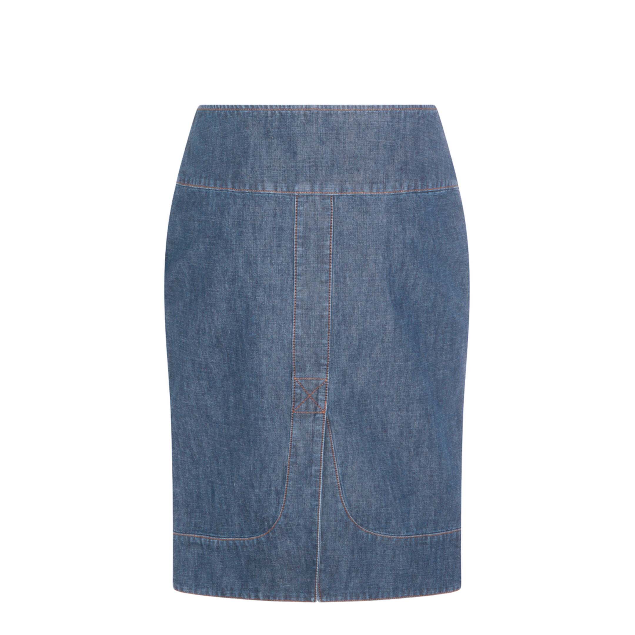 Denim Skirt Denim Blue - Image 2