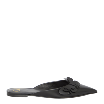 Flat Mules in Leather - Image 1