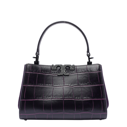 Eleanor Croc Embossed Mini Satchel - Image 3