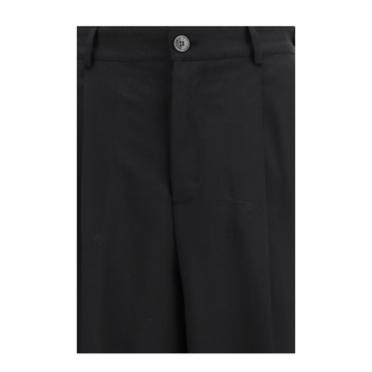 Pleated Pants with an Elasticated Waistband - Image 3