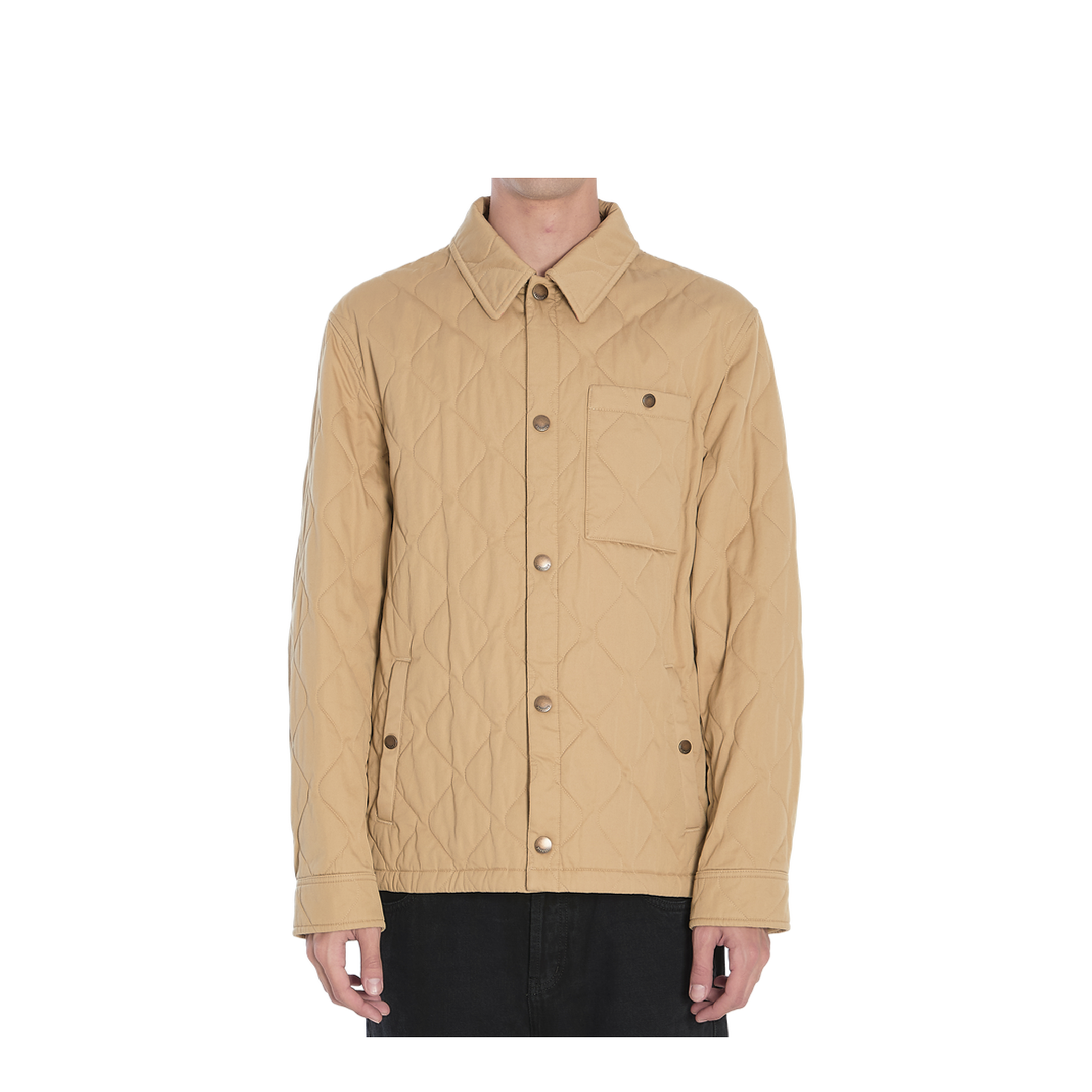 Quilted Gabardine Overshirt - Image 1
