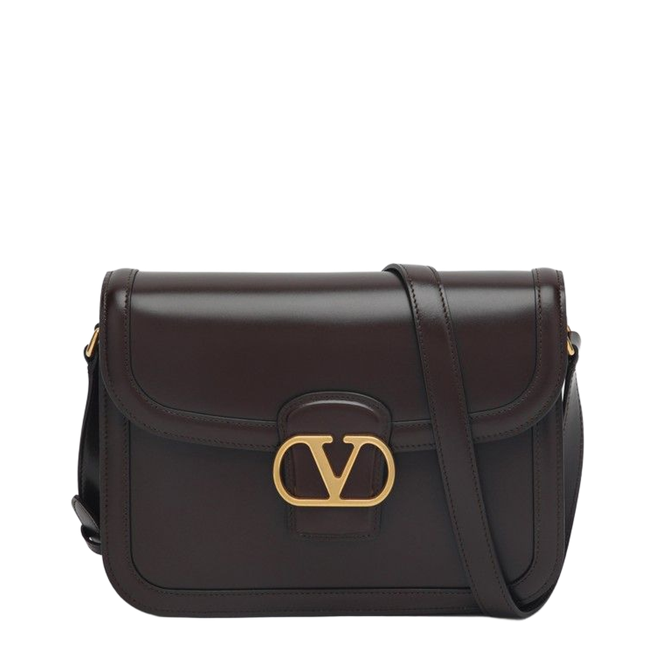 Dark Brown Leather 9to5 Shoulder Bag - Image 1