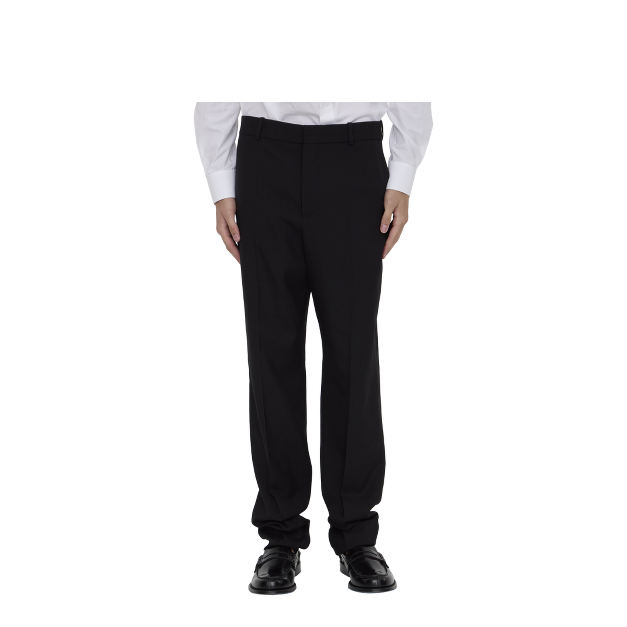 Wool Gabardine Trousers - Image 1
