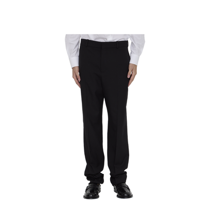 Wool Gabardine Trousers - Image 1