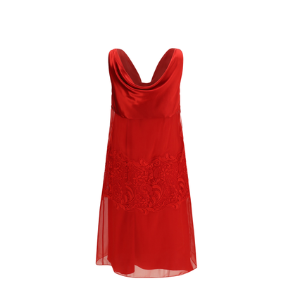 Draped Lace Dress - Image 2
