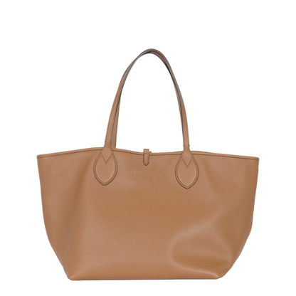 Totissima Large Leather Tote Bags - Brown - Image 1