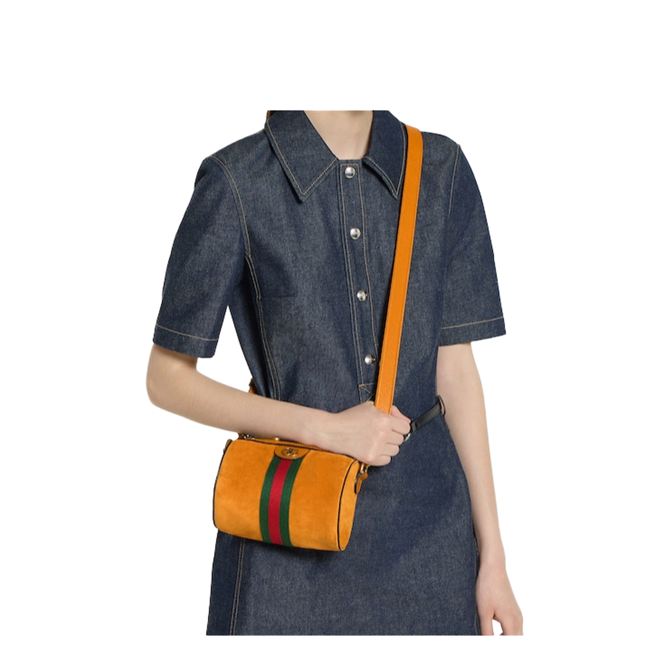 Orange Ophidia Mini Handbag - Image 3