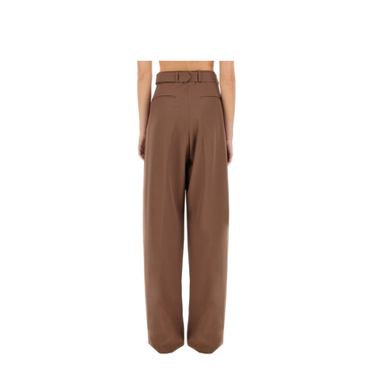 Wide-Leg Pants with Belt - Image 4