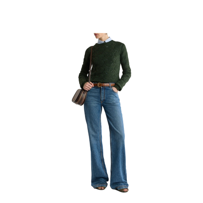 Wool-Blend Sweater with Paisley Detailing - Image 5