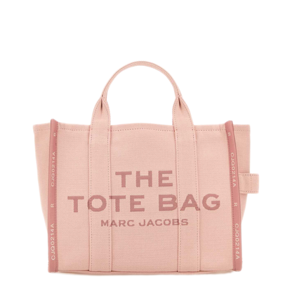 The Jacquard Medium Woven Jacquard Tote Bag - Pink - Image 1