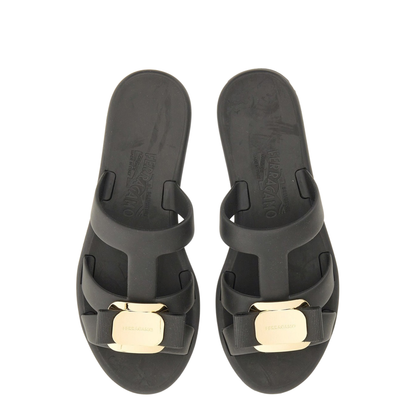 Black Leather Flats - Image 5