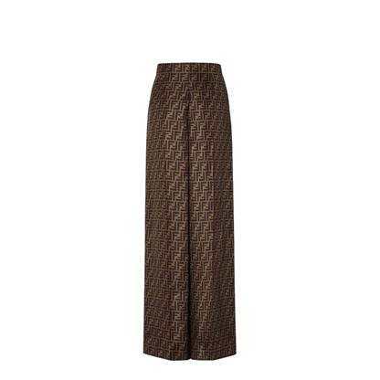 Trousers Silk Brown - Image 2