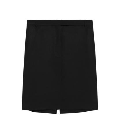 Black Wool And Mohair Skirt - Image 1