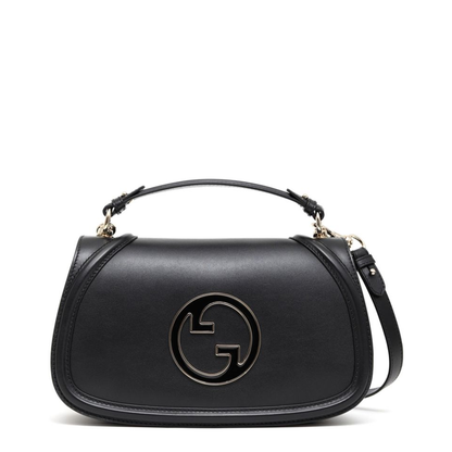 Blondie Large Leather Top Handle Bag - Black - Image 1