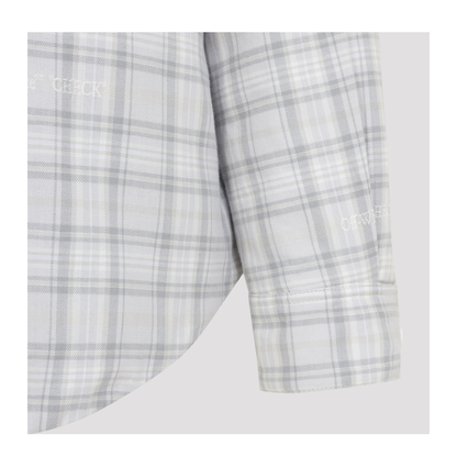 Flannel Wool Overshirt Padded Coat - Image 6
