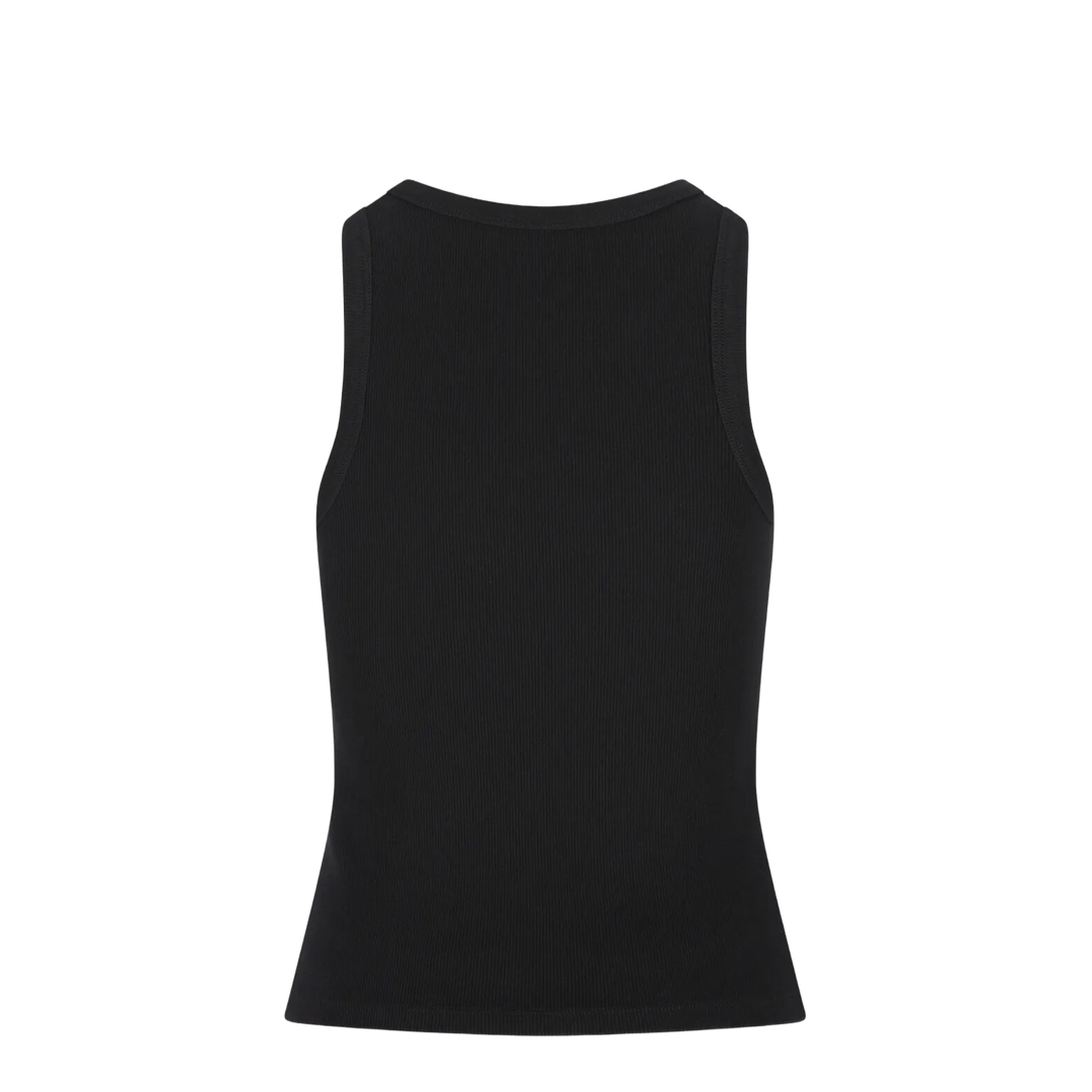 Slim-Fit Cotton Tank Top with Paris Print - Image 2