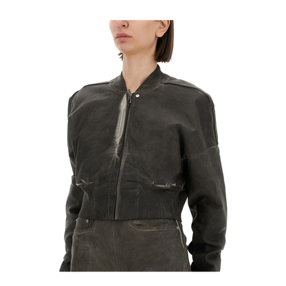 Cropped Bomber Jacket Flight JKT - Image 4