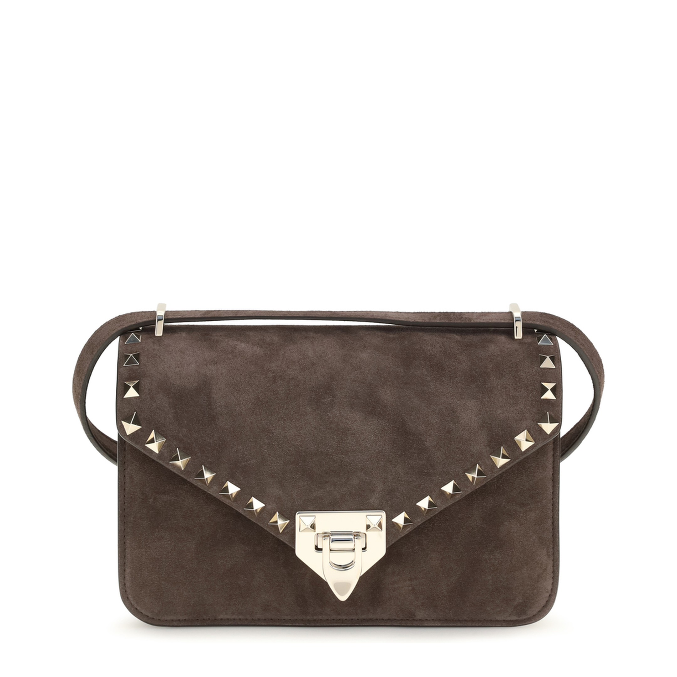 Rockstud Mini Suede Shoulder Bag - Image 1