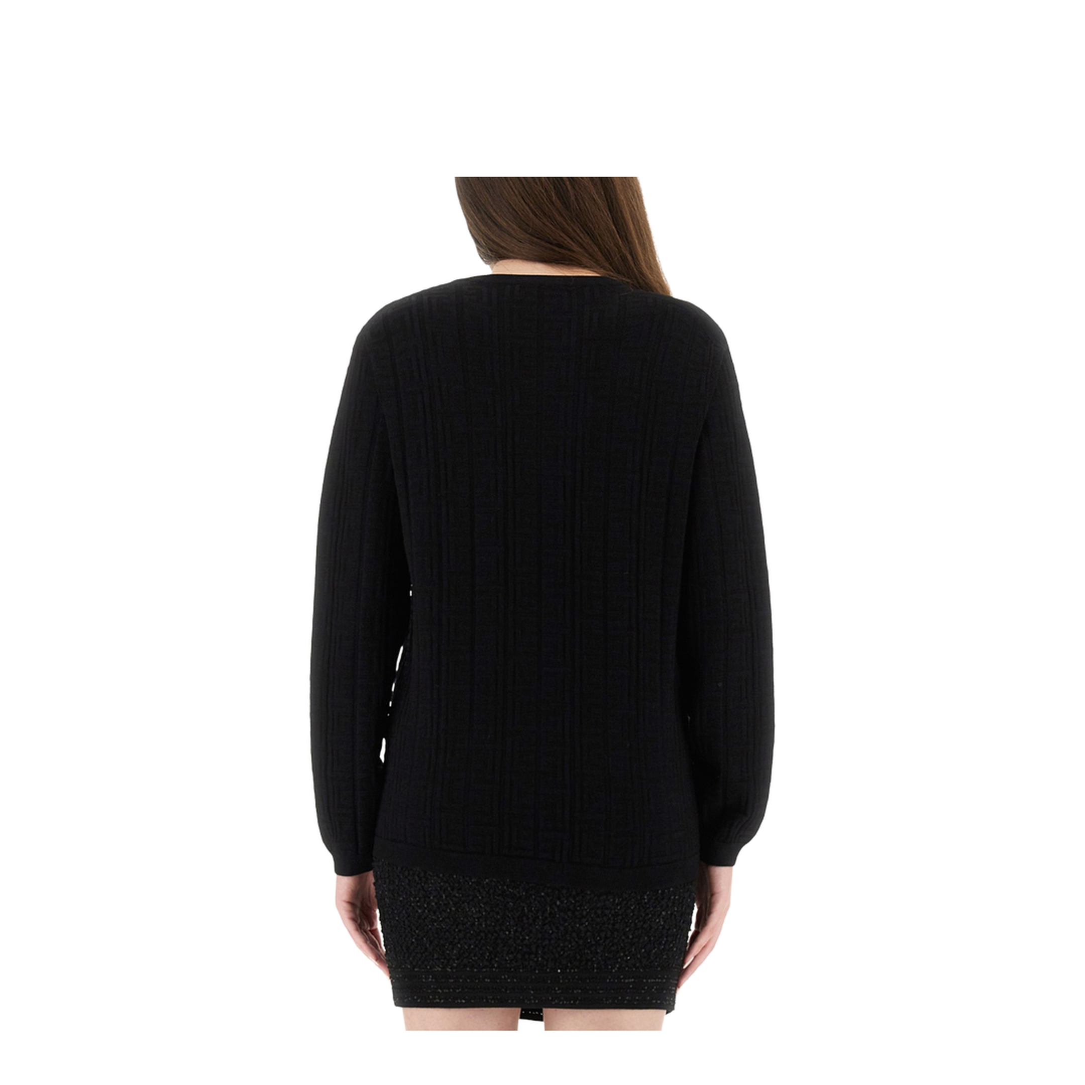 Knitted Sweater Black - Image 3